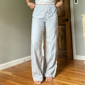 100% Linen Wideleg Pant